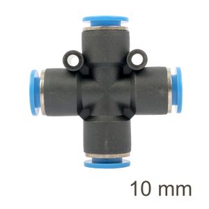 Pu Hose Fitting 4 Way Connector 10mm